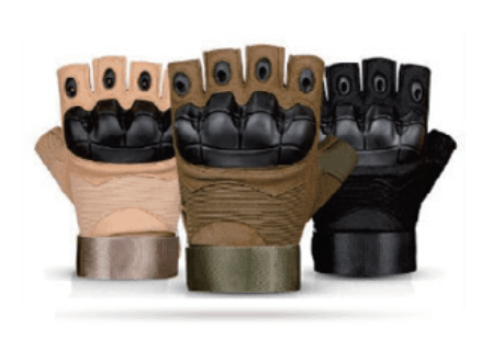 Half-finger tactical gloves